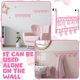 thumbnail image 6 of Pink Bow Over Door Hooks Rack Metal Door Hange Wall Mount Towel Hanger Organizer Kawaii Coquette Decor for Bedroom Bathroom Towel Hat Clothes(9 Hooks), 6 of 7