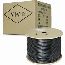 VIVO 500ft Cat6 Pure Copper LAN Cable Wire 500 ft Waterproof Outdoor Burial