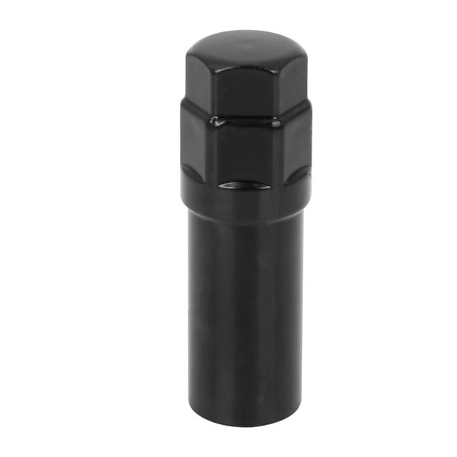 Unique Bargains Chrome 7 Spline Black Wheel Lug Nut Drive Tuner Key Tool Lock 16.5mm for Lug Nut