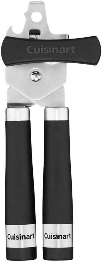 Cuisinart Barrell Handle Connection Non-Slip Nylon, Plastic, Stainless Steel Manual Can Openers