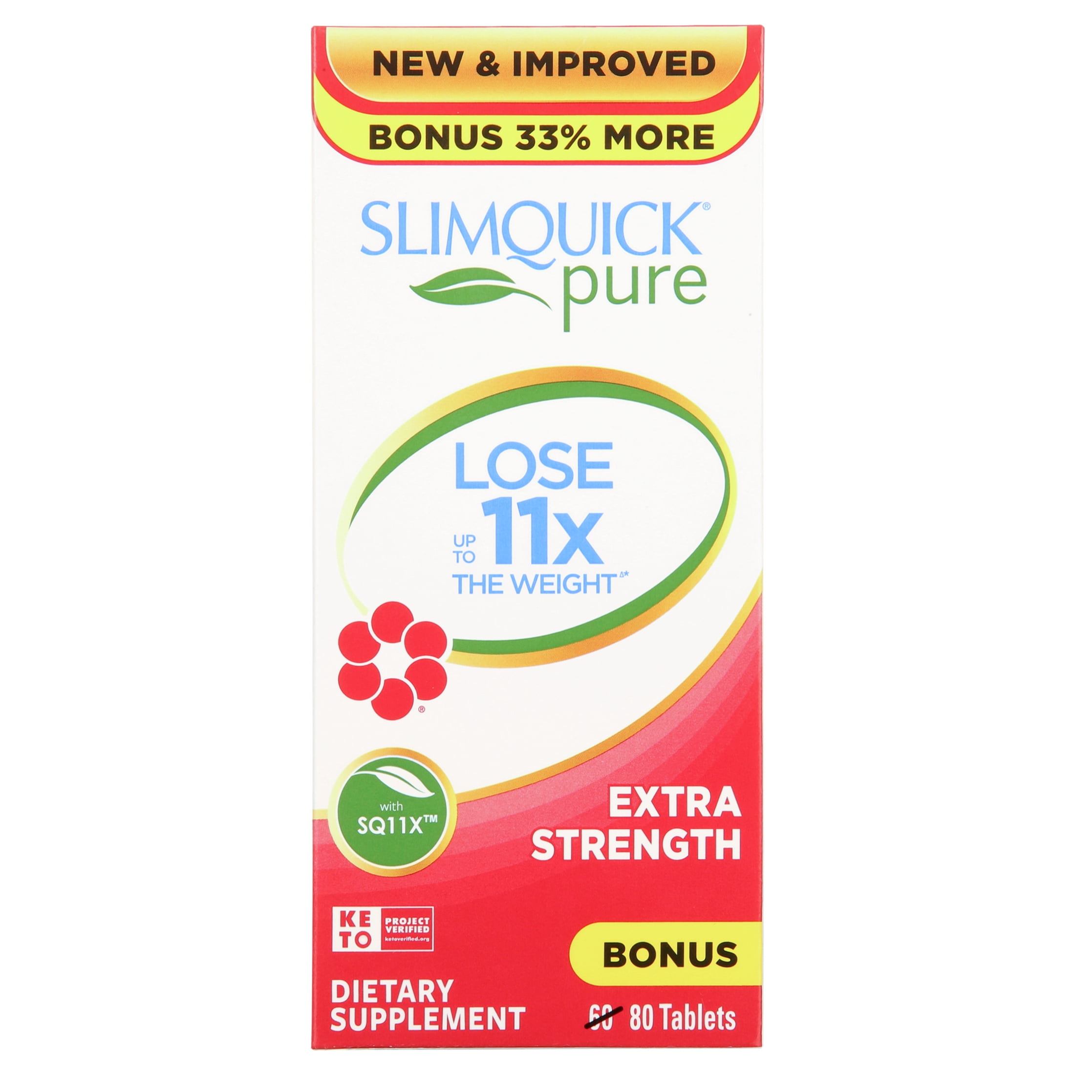 SlimQuick KETO Extra Strength, 60 Count