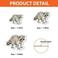 thumbnail image 5 of TiniDecor Funny Raccoon Nurse Badge Reel, “I’m Literally Just a Nurse” Retractable ID Holder, Cute Gift for RN or Medical Staff, 5 of 6