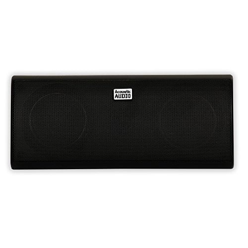 Audio acústico por Goldwood Audio acústico AA35CB Altavoz de 3 vías para interiores, 400 vatios, estantería negra, 3 pulgadas
