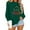 Green, variant on Christmas Trees Sweatshirt for Women Merry and Bright Christmas Shirts Xmas Holiday Party Long Sleeve Pullover Tops