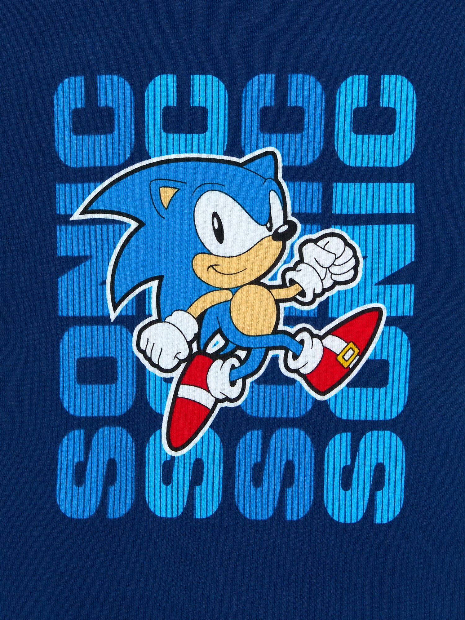 Sonic Boys Short Sleeve Sleep Top and Pants Set, 2-Piece, Sizes 4-10