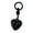 Black, variant on Creative Keychain Korean Styles Bag Charm Heart Keyring Handbag Charm Pendant