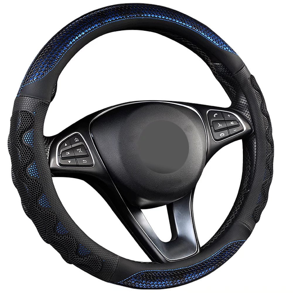 MargieJ Kuromi Car Steering Wheel Cover for Hrv CRV Accord Corolla Prius Rav4 Tacoma Camry X1 X3 X5 335i 535i,Etc 15 Inch Universal Auto Cute Anti-Slip Wheel Protector 