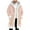 Light Pink, variant on Santa Coat Men Casual Christmas Cardigan Unisex Open Front Hoodies No Zip Cozy Winter Printed Edge Warm Comfortable Outerwear