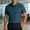 Army Green, variant on Summer Style Mens Short-sleeved Shirt Lapel Casual Middle-aged Top Breathable Fashion Half-sleeved T-shirt for Men