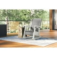 thumbnail image 4 of Suncast Rocking Chair with Storage for Outdoor Patio – 7 gal. Resin Seat, Dove Gray/Ice Cube, 4 of 9