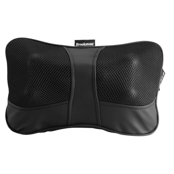 Brookstone Shiatsu Neck & Lumbar Massage Pillow, 6 Massage Nodes