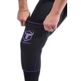 thumbnail image 5 of Rodilleras de 7 mm (1 par) - Rodilleras de alto rendimiento para levantamiento de pesas, cross training y powerlifting - Las mejores rodilleras y correas de compresión - para hombres y mujeres (Negro/, 5 of 5