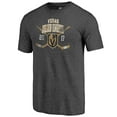 thumbnail image 2 of Men's  Charcoal Vegas Golden Knights Line Shift Tri-Blend T-Shirt, 2 of 3