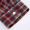 thumbnail image 6 of VgaVtl Shirts for Men Long Sleeve Plaid Collared Clothing for Men Red Big and Tall Loose Cardigan Leisure Button up Shirts,XXL, 6 of 8
