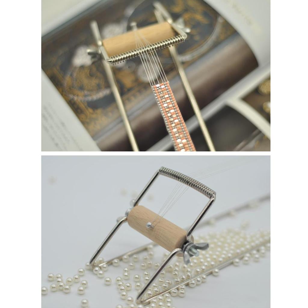 Bead Loom, Metal Jewelry Loom Beads Loom for Weaving Bracelet