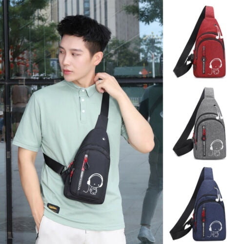 mens shoulder fanny pack