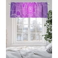 thumbnail image 5 of Halloween Spiders Valances for Windows Spiders Web Purple Vintage Decoration Valance Rod Pocket Light Filtering Short Window Treatments Curtains for Kitchen Bathroom Living Room Bedroom, 54 x 18 Inch, 5 of 7
