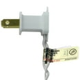thumbnail image 3 of 60 White LED Icicle Mini Christmas Lights - 5.75 ft White Wire, 3 of 3