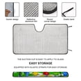 thumbnail image 2 of El Garaje de Gecko Parasol para Parabrisas Delantero Protector Plegable, Visera Solar para Auto Bloquea Rayos UV Mantiene tu Vehículo Fresco 130cm*70cm, 2 of 6