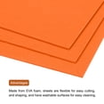 thumbnail image 5 of EVA Foam Sheets Orange 10.8 x 8.5 Inch 1.7mm Thick Crafts Foam Sheets 20Pcs, 5 of 6