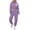 Purple, variant on Edvintorg Track Suits for Women Set 2 Piece Outfits Sweatsuit with Pants Sweat Set Casual Long Sleeve Cropped Hoodies Jogging Suits