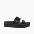 thumbnail image 1 of Reef Women CUSHION VISTA HI BLACK/BLACK SANDAL, 1 of 4