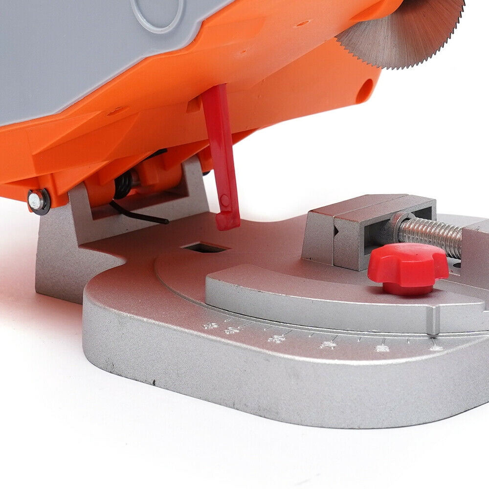 2" Mini Benchtop Cut-Off Chop Saw Wood Metal Angle Moulding Cutter 45Miter Saw Mini Benchtop Cut-Off Saw 45 Miter Saw Wood Metal Cutter Metal Angle Moulding Cutter 2" Blade 60Hz 7800 Rpm