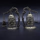 thumbnail image 5 of Fengshui Vintage pequeño dragón campana budista coleccionables adornos, campana de buena suerte, decoración del hogar de meditación, 5 of 5