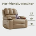 thumbnail image 5 of Danolapsi Electric Power Recliner Chair with Heat and Massage, Cup Holders, Extra Wide 27" Reclining Chair for Living Room & Nursery, 5 of 6