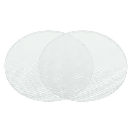 Unique Bargains 2 Pcs Universal 6.5 Inch Speaker Grills Mesh for Audio Subwoofer 173x6.5mm Grille without Frame White