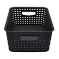 thumbnail image 4 of Set de 4 Cajas Organizadoras IPP Rattan Plástico Negro, 4 of 7