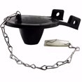 thumbnail image 2 of JONES STEPHENS Universal 2" Black Rubber Toilet Flapper with Stainless Steel Chain | Contractor's Lot | 6-Pack, 2 of 2