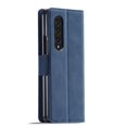 thumbnail image 3 of SaniMore for Samsung Galaxy Z Fold 4 7.6" Magnetic Wallet Case, PU Leather Case with Card Slot & Kickstand Shockproof Protective Case for Samsung Z Fold 4 Women Men, Blue, 3 of 6