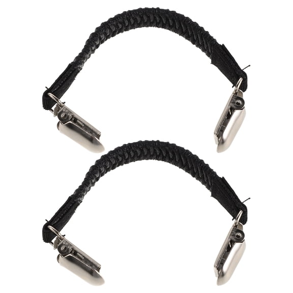 BESTYASH 1 Pair Black Elastic Back Strap for Sandals and Clogs with Reinforced Construction