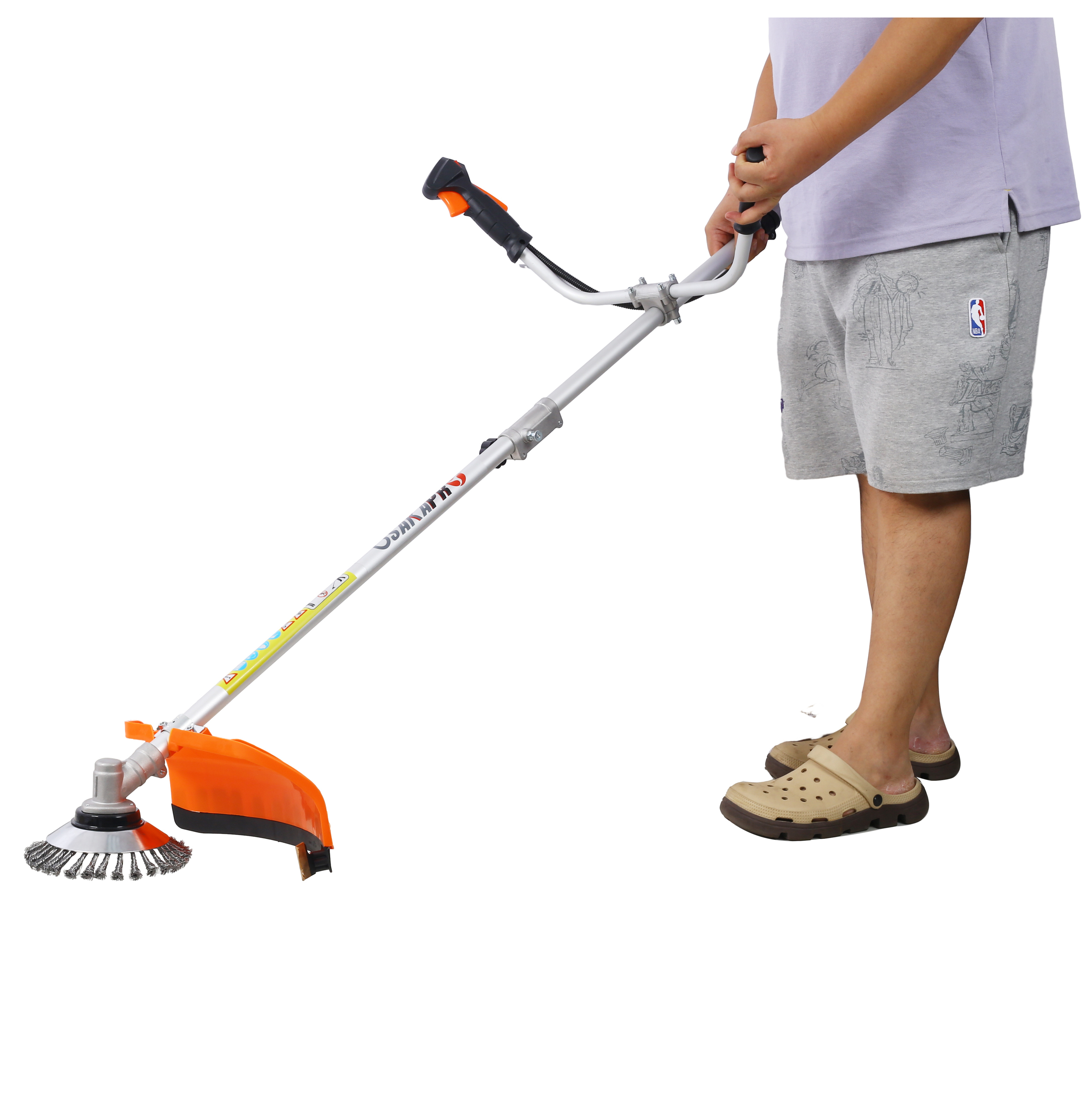 52cc Weed Wacker Gas Powered,3 in 1 Multifunction, String Trimmer, 8 inch Weed Wacker Attachments Heads,10" Metal 3T Blade,Rubber Handle , Shoulder & Strap Included, EPA Compliant