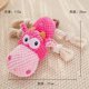 thumbnail image 1 of Juguetes de peluche para mascotas - Juguete de hipopótamo rosa, 1 of 2