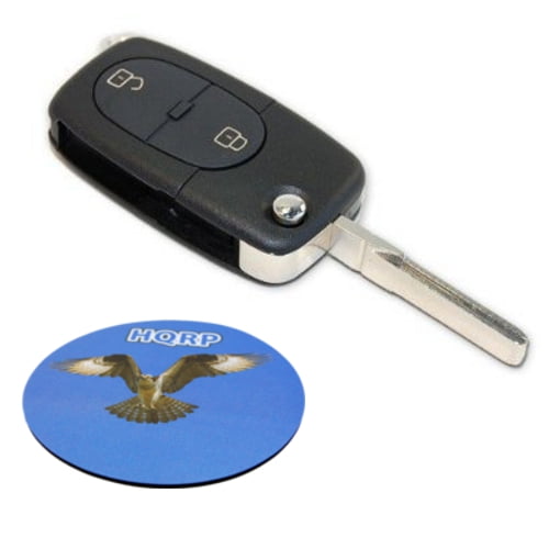 Audi A4 Saloon 2 Button Flip Key Case with Key Blade Cut to your Car-Guaranteed! 