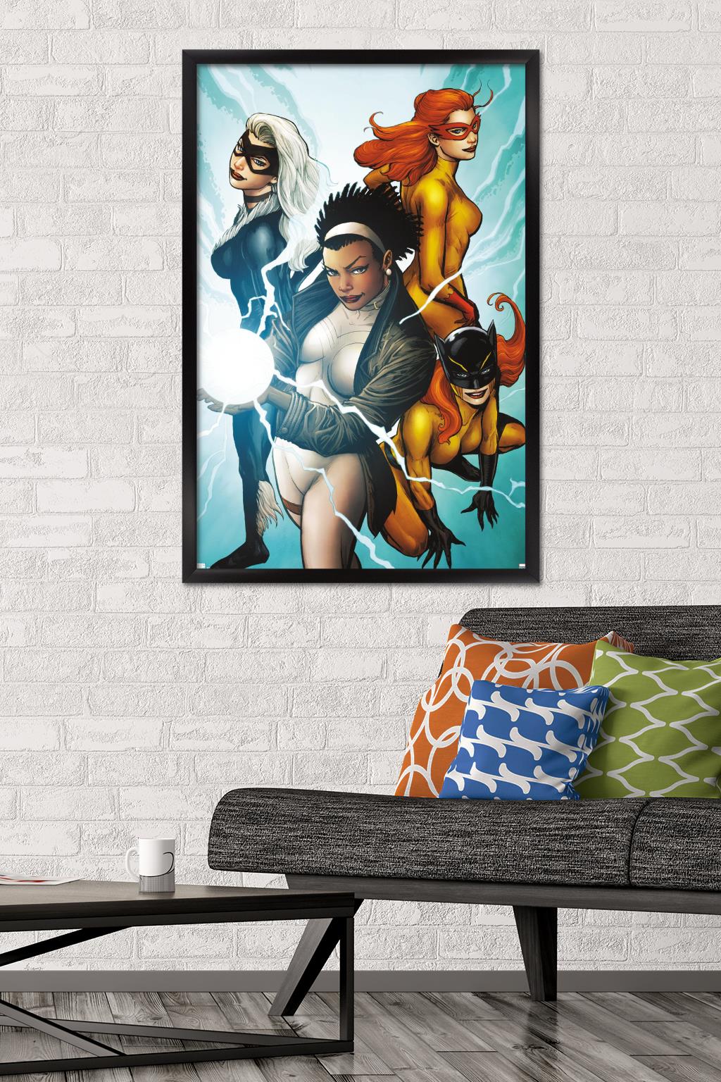 Marvel Comics - Photon - Avengers West Coast #45 Wall Poster, 22.375" x 34", Framed