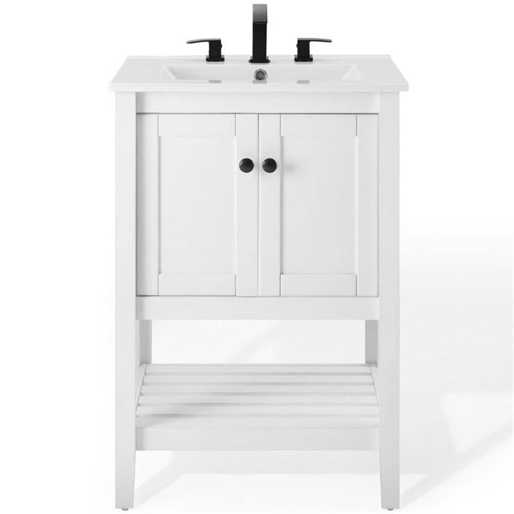 Prestige 24" Bathroom Vanity White White