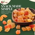 thumbnail image 4 of NY SPICE SHOP Diced Papaya - 3 Pound - Sweetened Papaya Chunks - Papaya Bites - Tropical Fruit Cubes - Papaya Tidbits, 4 of 7