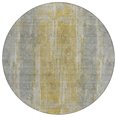 thumbnail image 2 of Addison Rugs Chantille Indoor/Outdoor Transitional Abstract Pewter Machine Washable Round Rug, 8' x 8', 2 of 8