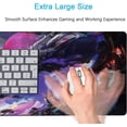 thumbnail image 4 of XXL Extended Anime Waterproof Mouse Pad Large Purple Mousepad Cartoon Dragon Gaming Stitched Edges Desk Pads Non-Slip Rubber Base Office Long Mouse Mat(Size:31.5x11.8in), 4 of 6