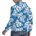 thumbnail image 6 of Salouo Leaves And Flowers Pattern Men's Fall Hoodie Sweatshirt,Sport Hoodie with Pockets for Men Pullover Casual Hooded Sweatshirt-Medium, 6 of 7