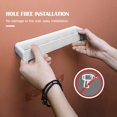 thumbnail image 3 of Porta Zapatillas De Baño, Almacenamiento De Toallas De 2 Piezas, Portarrollos De Papel Higiénico para Baño Tamaño 25 * 3 * 5 Cm, 3 of 5