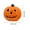 A, variant on Halloween Decorations Light up Pumpkin Lantern,LED Pumpkin Lights Jack-O Lanterns,Plastic Pumpkin Statue Halloween Table Decor for Home Office Haunt House Party Scene Decor