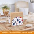 thumbnail image 6 of Yayeee Napkin Holder for Table Set of 2 Kitchen Paper Tissue Organization, Cartoon American Football Helmets, 6 of 8