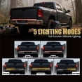 thumbnail image 2 of Tailgate Light Bar, for Pickup Trailer SUV RV Van Full Function Red Brake White Reverse Amber Turn Signal Double Flash Light No Drill Install, 2 of 7