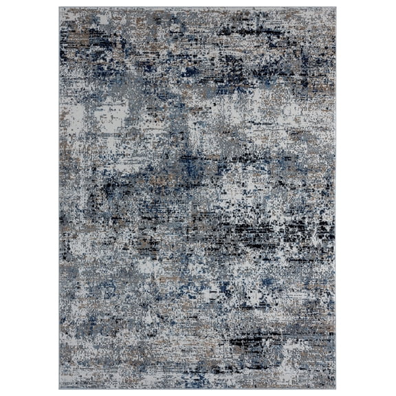 United Weavers Eternity Area Rug 4535 10160 Barcelona Blue Shaded Faded 12' 6" x 15' Rectangle