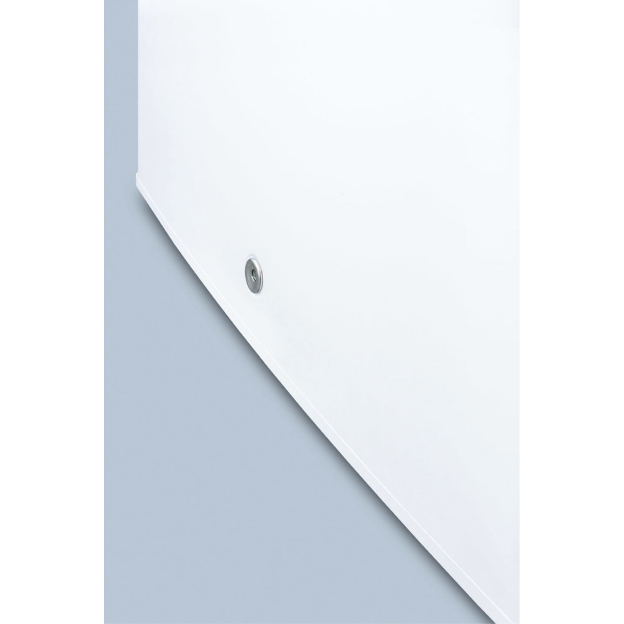Compact manual defrost all-freezer with lock and probe hole