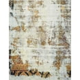 thumbnail image 1 of Ahgly Company Indoor Rectangle Abstract Dark Almond Brown Abstract Area Rugs, 8' x 10', 1 of 6